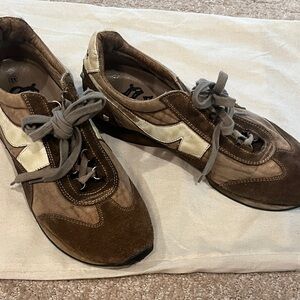 Limited by ASH Brown suede studded Sneakers